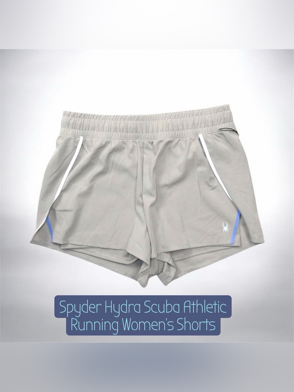 *NWOT* Spyder Hydra Scuba Athletic Running Shorts - Light Gray